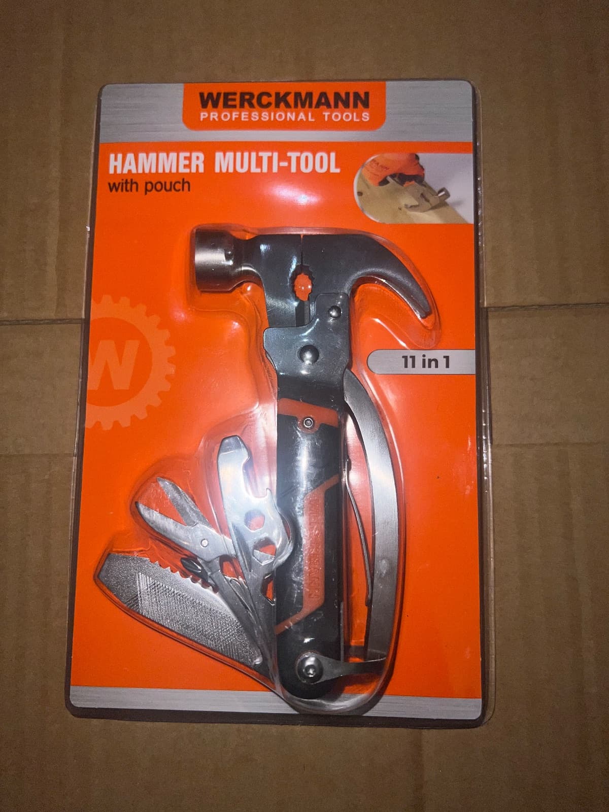 WERCKMANN Martello Multi-Utensile 11 in 1 con Custodia