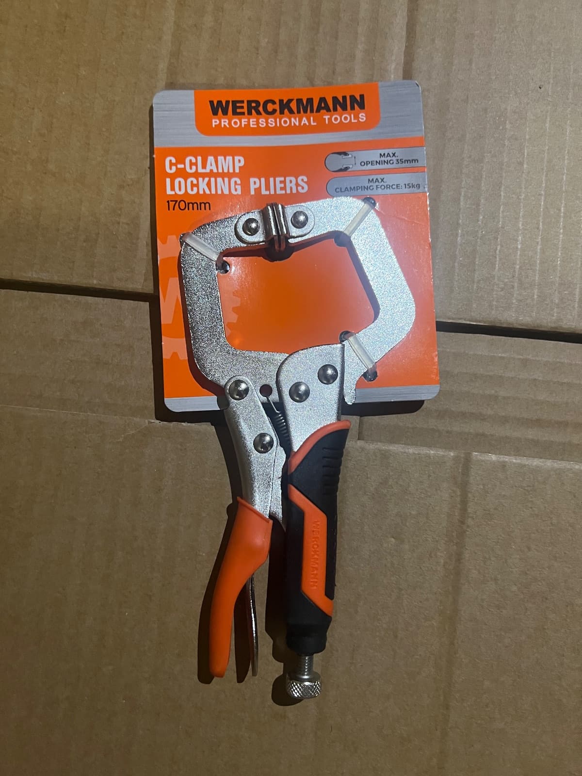 Werckmann Professional Tools Pinza di Bloccaggio a C 170mm