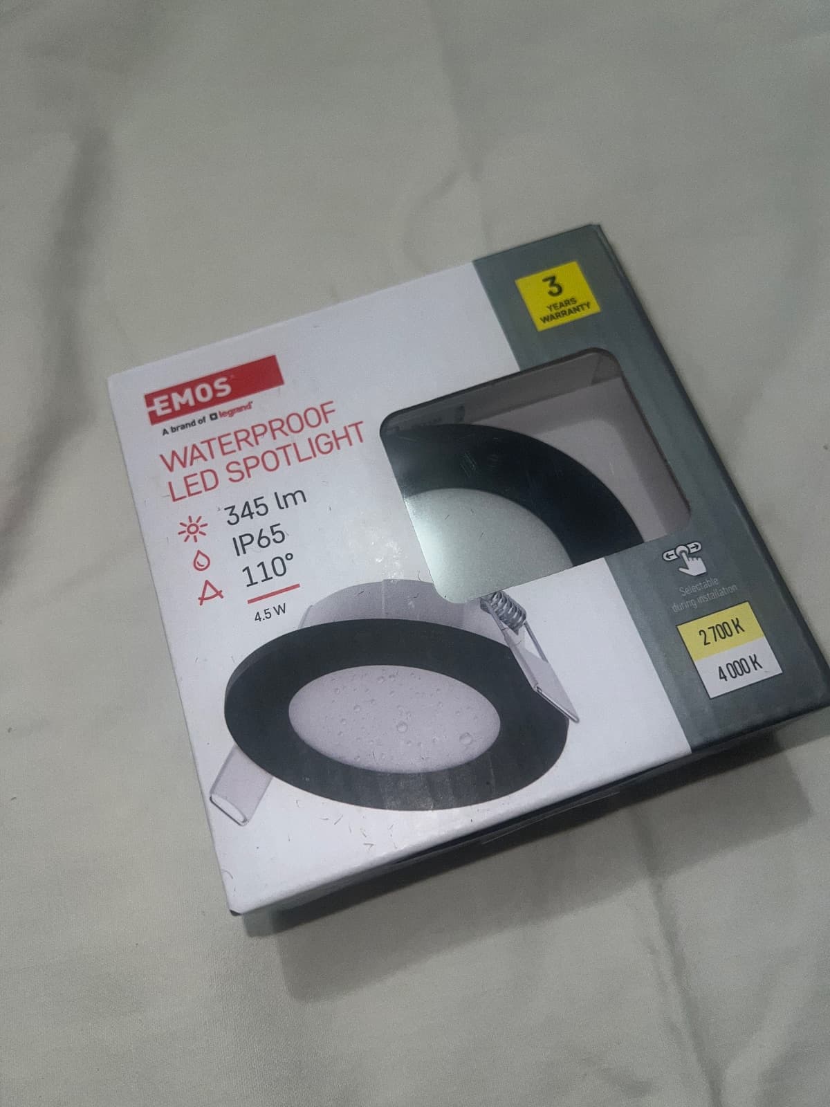 EMOS Faretto LED Impermeabile 4.5W